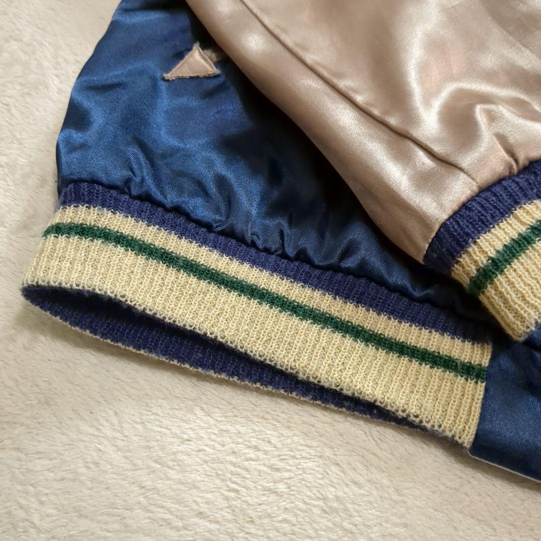 美品 テーラー東洋 スカジャン 舞妓 五重塔 リバーシブル スカル Mサイズ