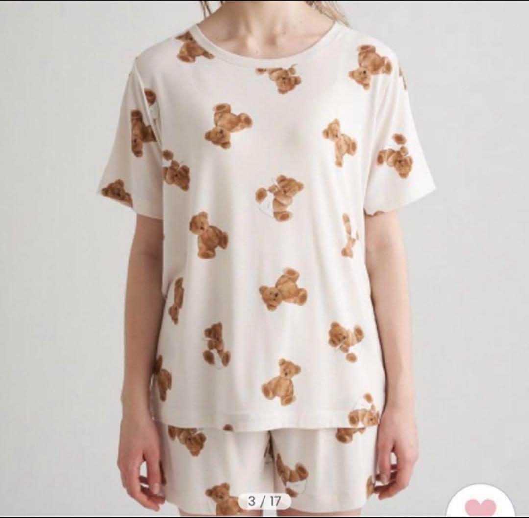 【新品未使用】gelato pique ベアモチーフTシャツ＆ショーパンセット