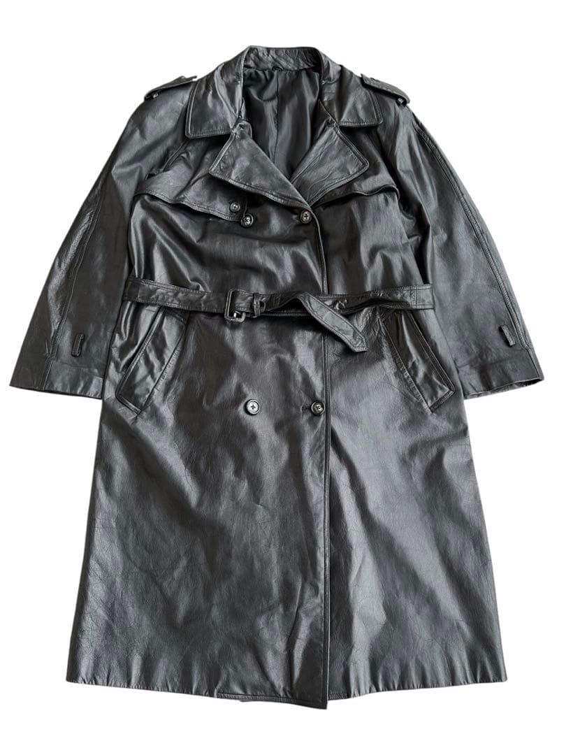 ジャケット・アウター real leather long trench coat