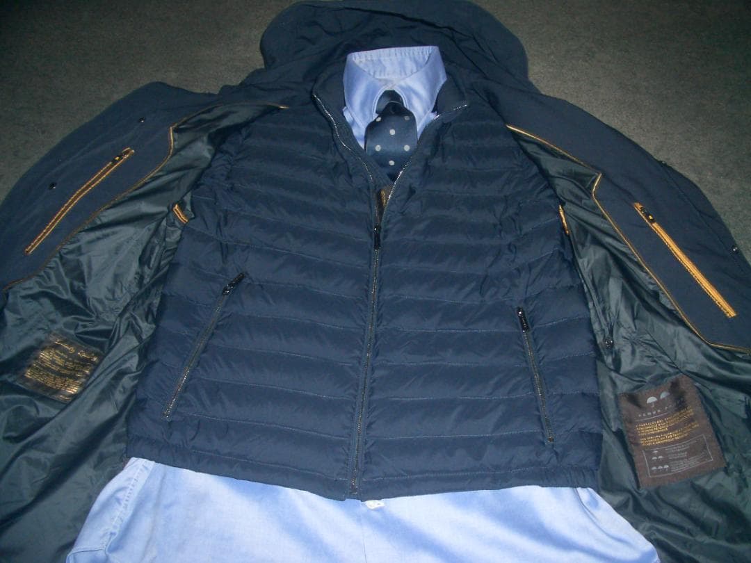 56万円 MooRER ダウンコート 44SM ムーレー チェスターステンカラー