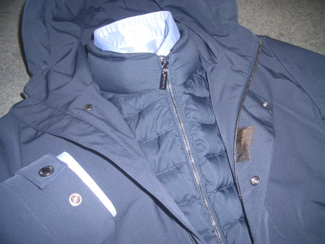 56万円 MooRER ダウンコート 44SM ムーレー チェスターステンカラー