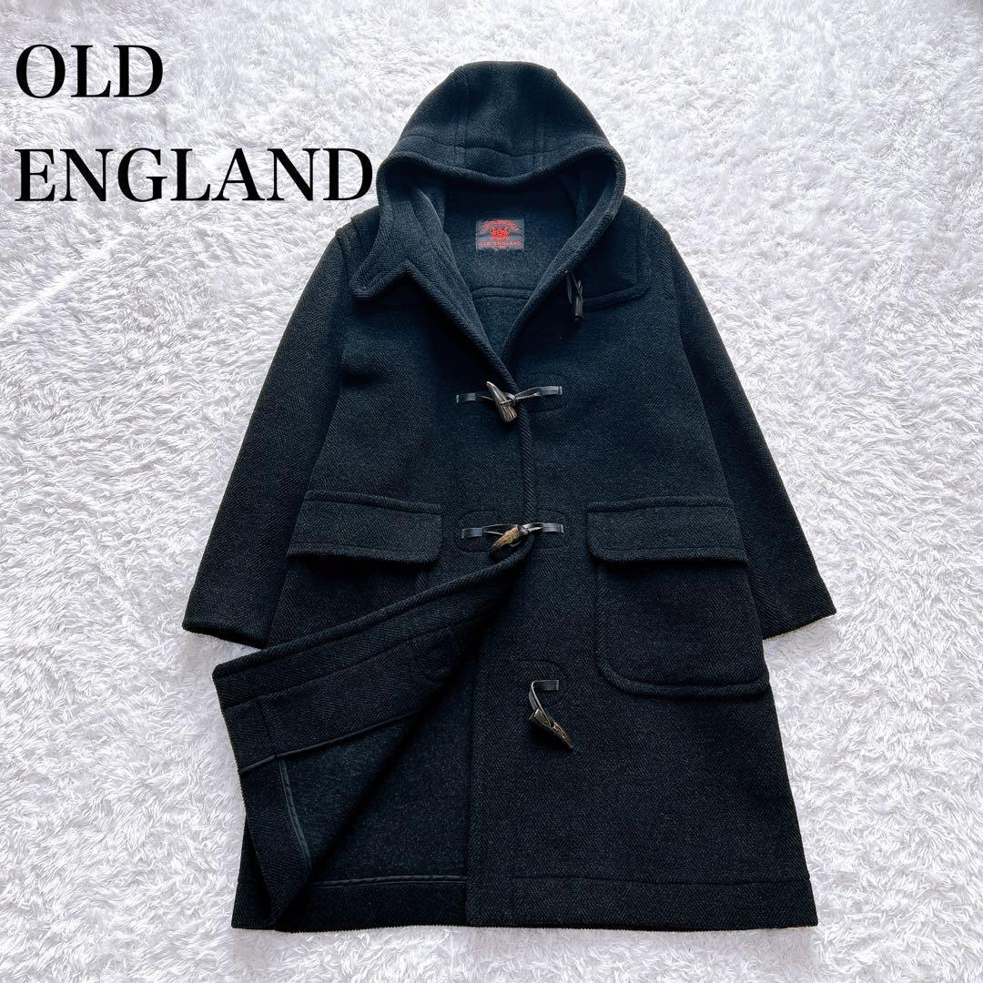 オールドイングランド　ダッフルコート　ヘリンボーン　ウール　フード　10