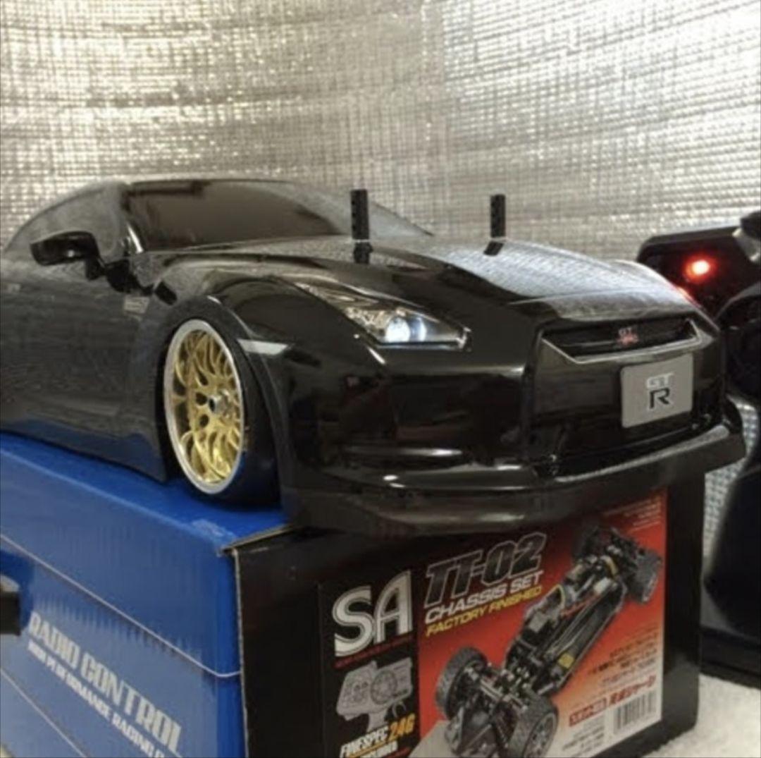 タミヤ1/10日産スカイラインR35 GT-R走行フルセット！