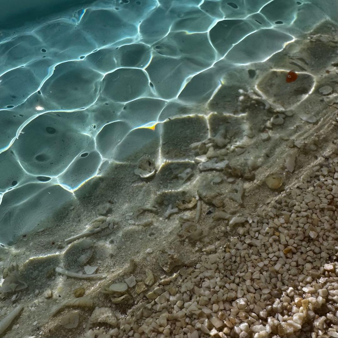 レジンアートオーシャンアート キラキラ波紋 沖縄 海15cmx30cm×2cm