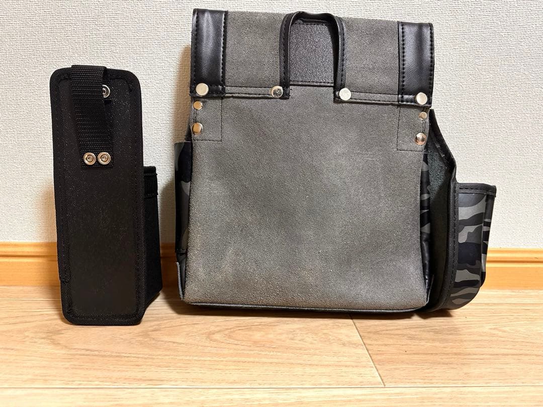 【ふくろ倶楽部】HB-036CM腰袋釘袋&CP500 缶＆PETホルダー