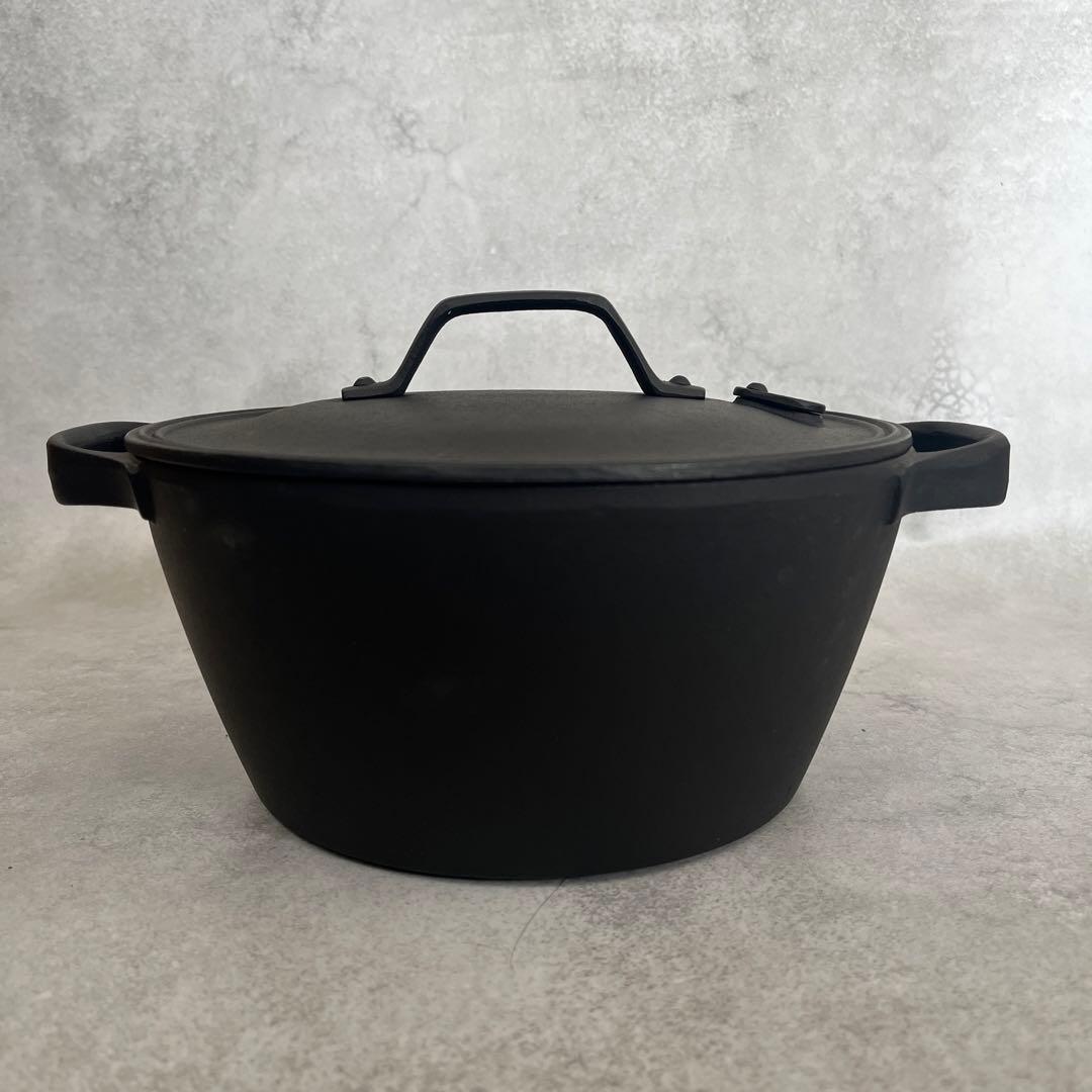 未使用　ガス、IH対応OIGEN 盛栄堂　南部鉄器　丸深 20cm CT-4