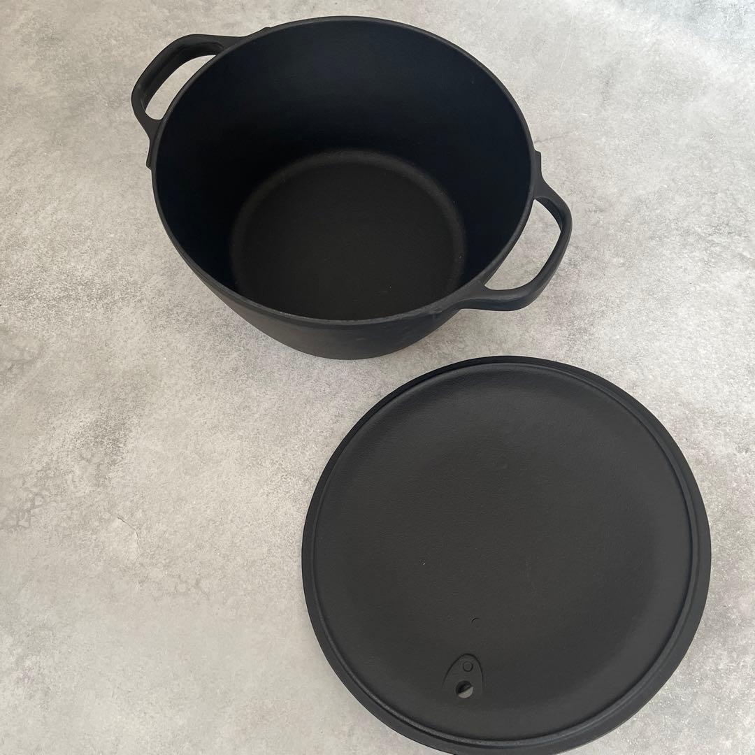 未使用　ガス、IH対応OIGEN 盛栄堂　南部鉄器　丸深 20cm CT-4