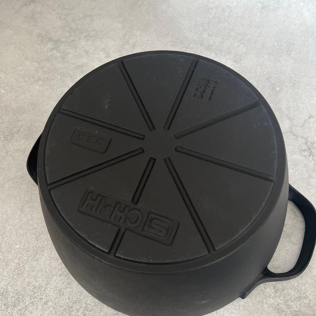 未使用　ガス、IH対応OIGEN 盛栄堂　南部鉄器　丸深 20cm CT-4