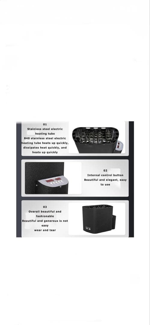 電気サウナストーブ、4.5Kw電気サウナヒーター、220V-240v