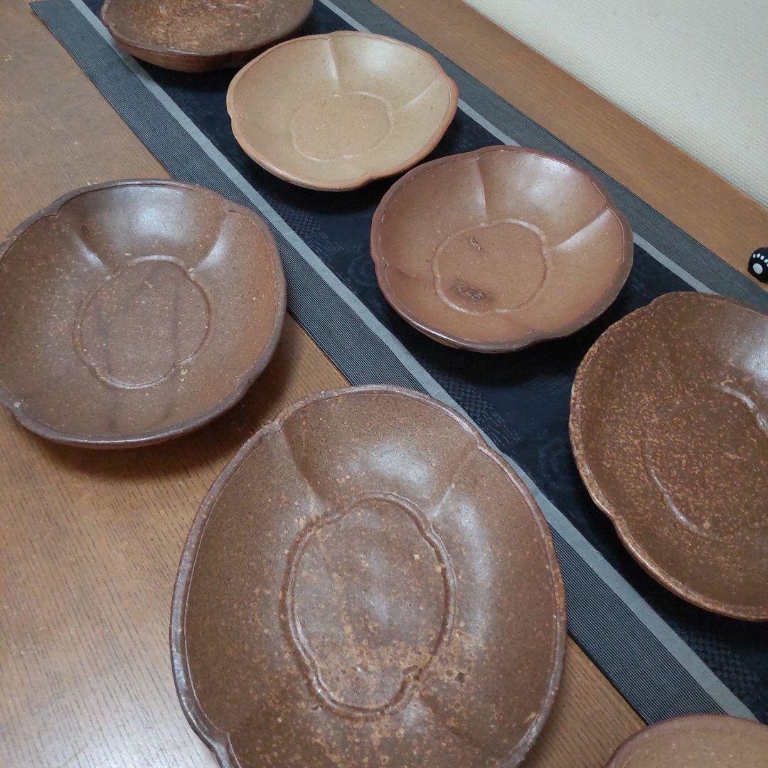 中皿 8枚 備前焼