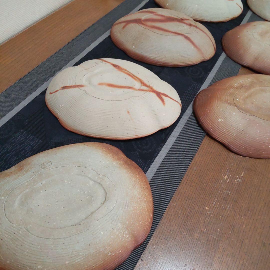 中皿 8枚 備前焼