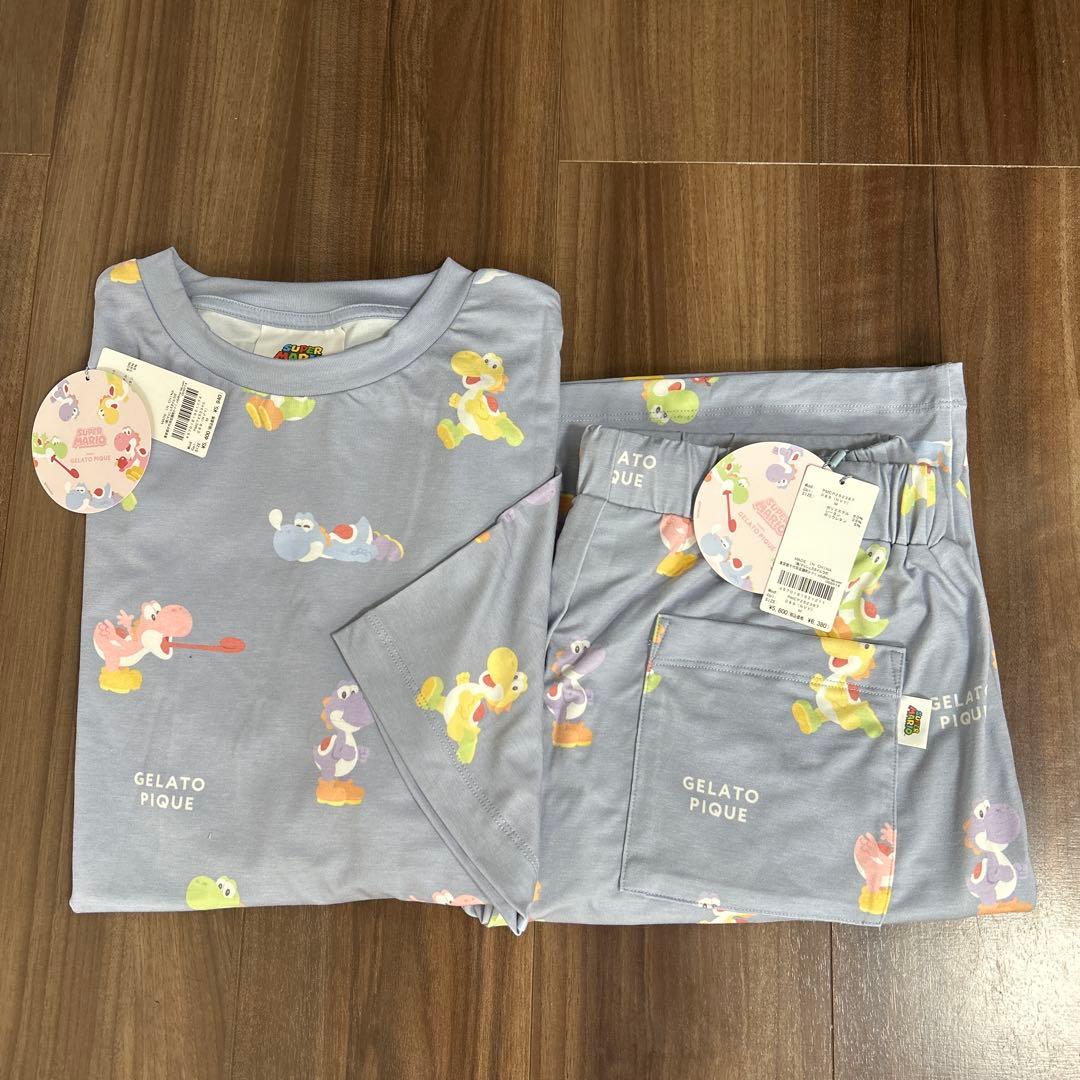 ジェラピケ　ジェラートピケ　マリオヨッシー　ルームウェア