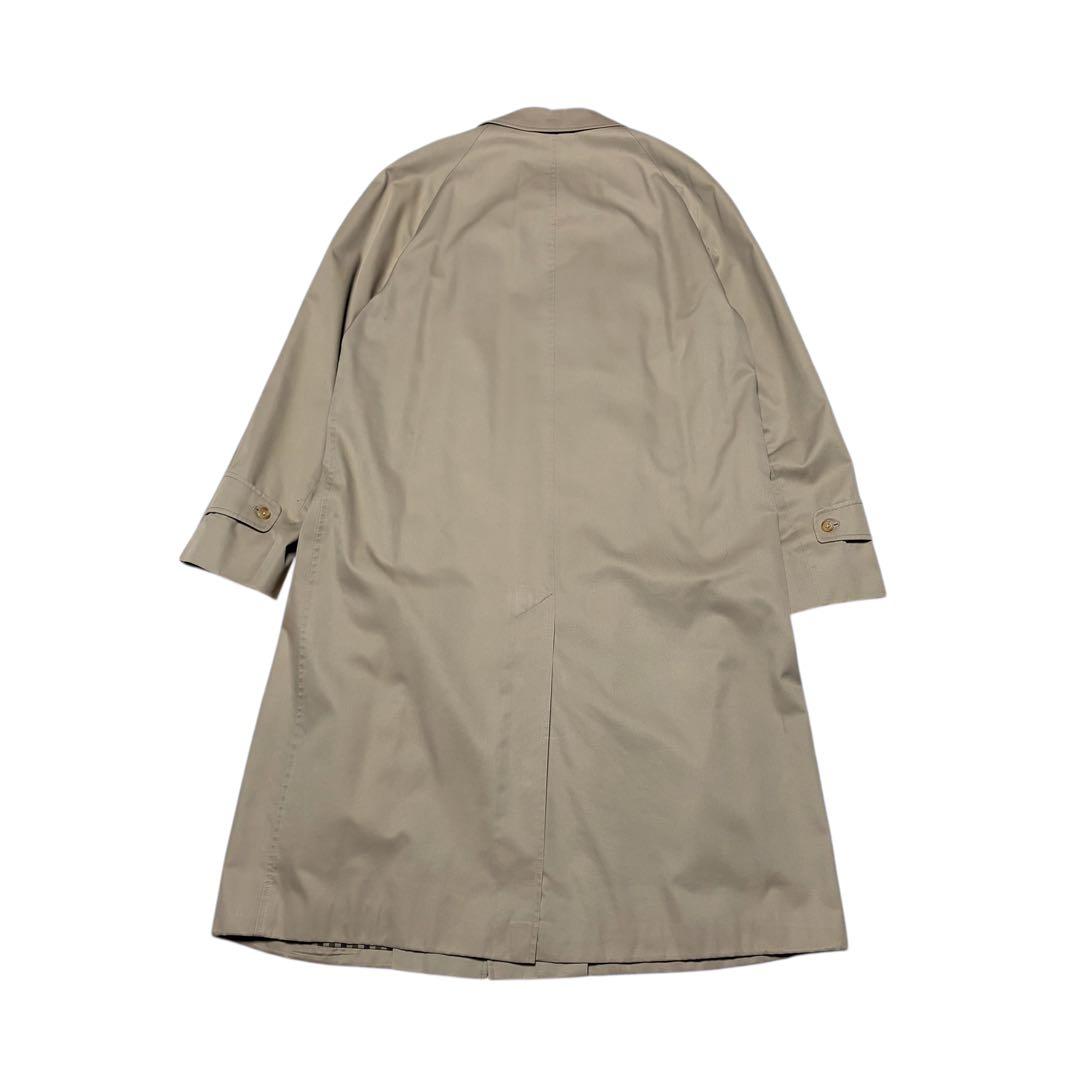 英国製　アクアスキュータム　バルマカーンコート　ステンカラーコート　ライナー付き