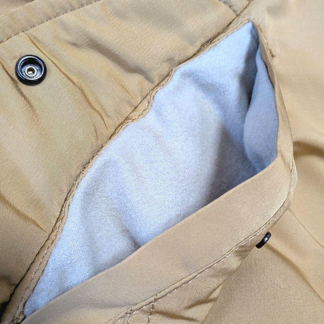 ファイルホーム　中綿 ジップアップブルゾンМ 異素材切替