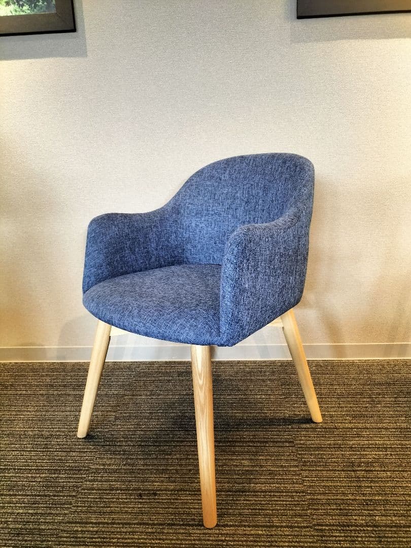 カラメリ チェア KRM-010 BL ブルー 展示品(JMF9-I)