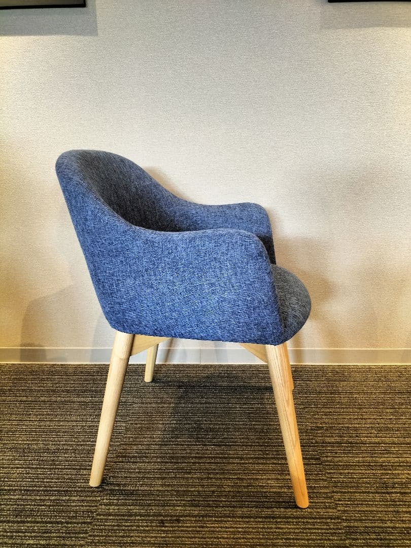 カラメリ チェア KRM-010 BL ブルー 展示品(JMF9-I)