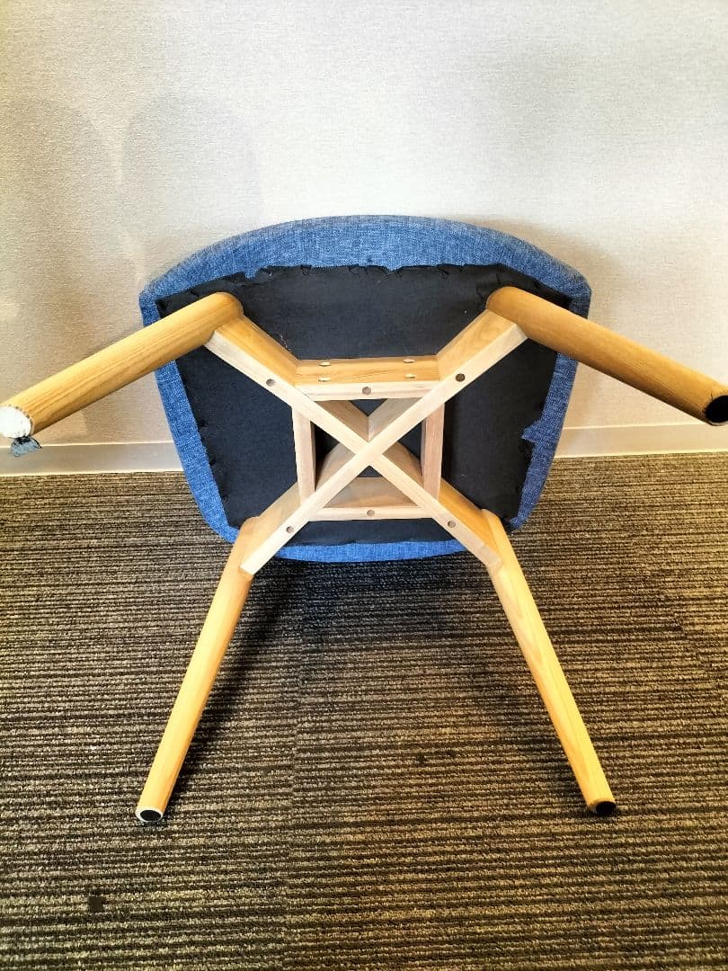 カラメリ チェア KRM-010 BL ブルー 展示品(JMF9-I)