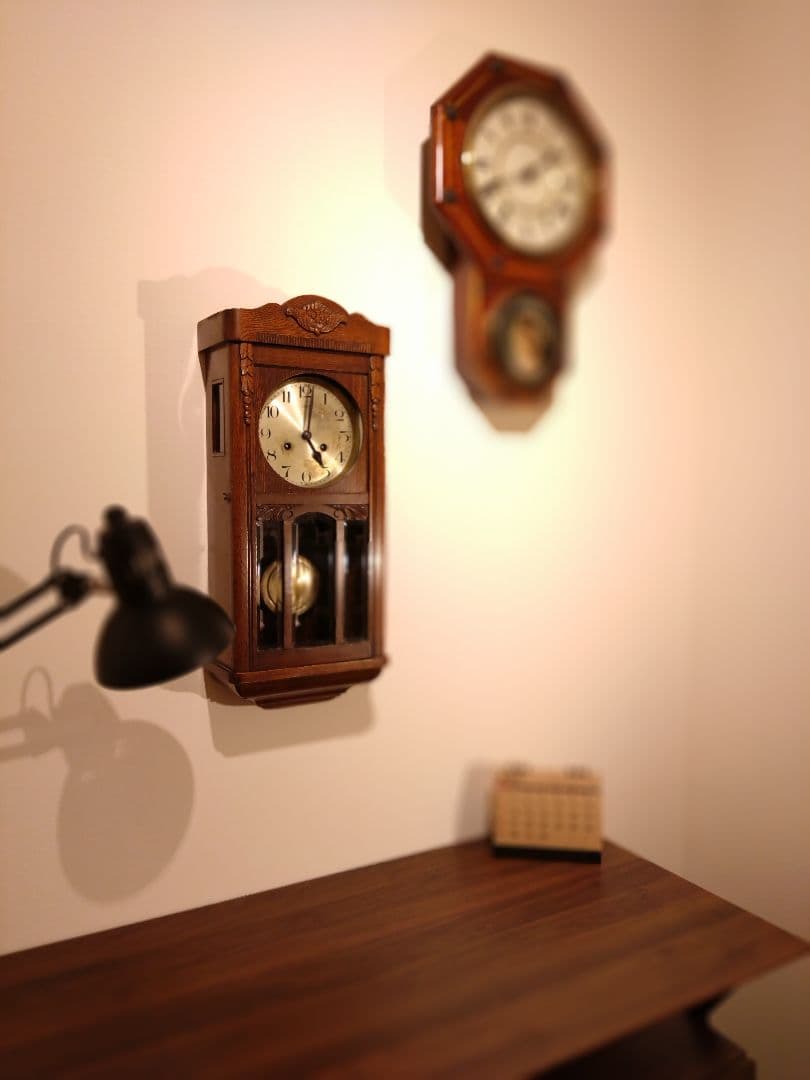 柱時計　キンツレ　ドイツ　スリゲル　アンティーク　昭和レトロ　ユンハンス　精工舎