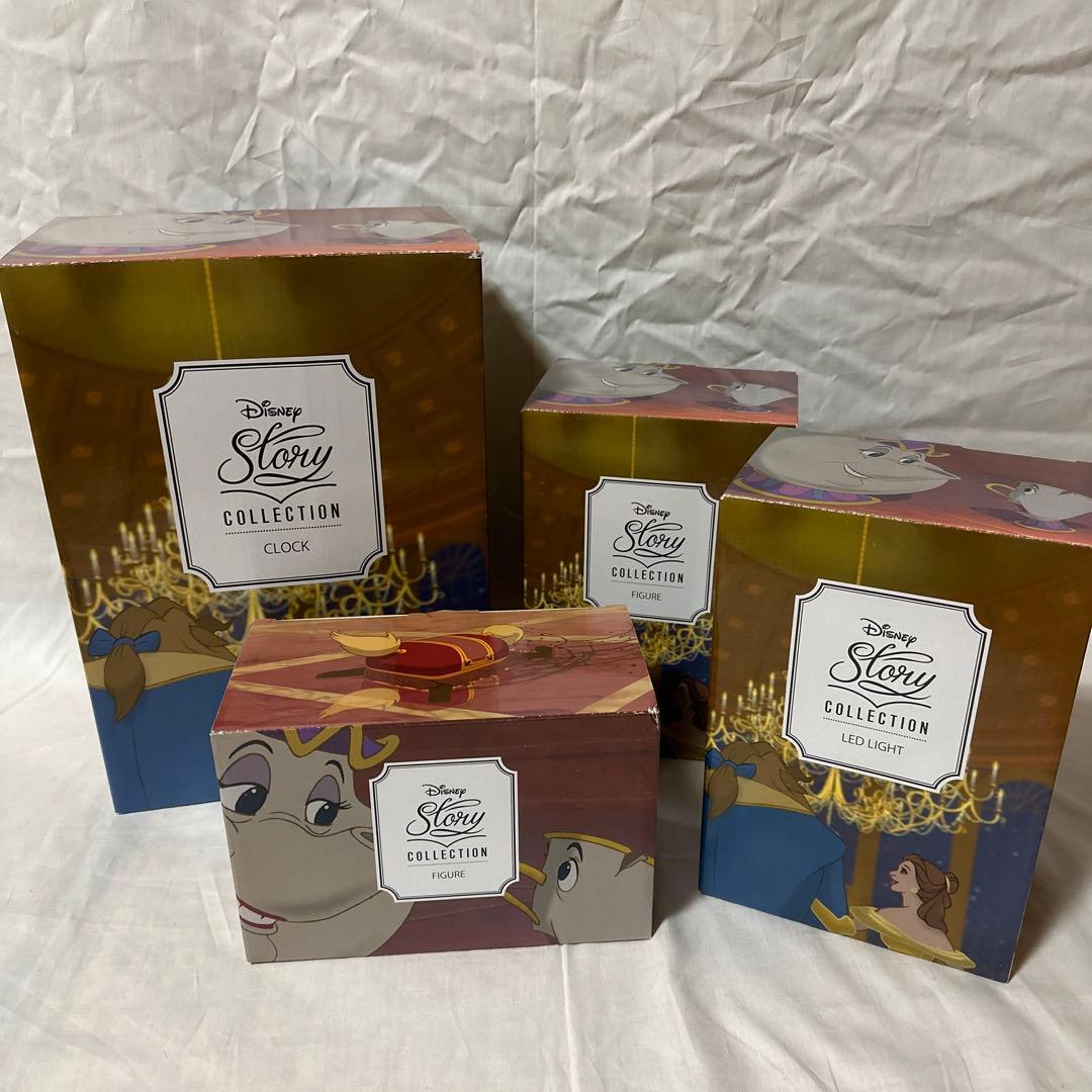 美女と野獣 グッズ フィギュア 置物 4点セット