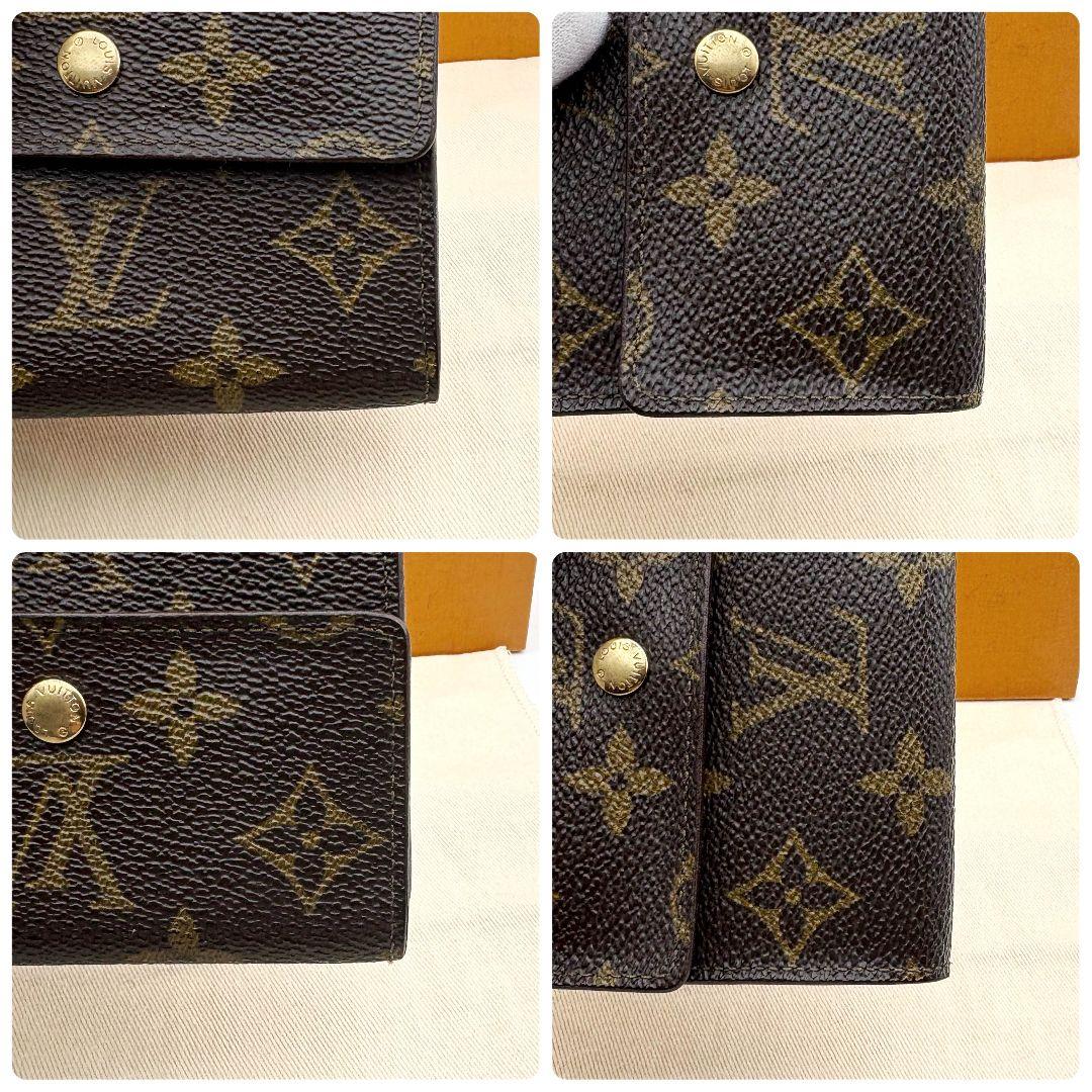 【美品】ルイヴィトン ポルト モネビエ カルトクレディ Wホック 折り財布