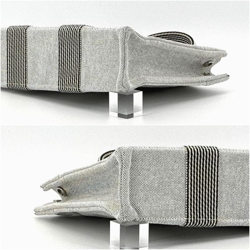 エルメス　ニューフールトゥ PM　トートバッグ　キャンバス　グレー系 【廃盤】