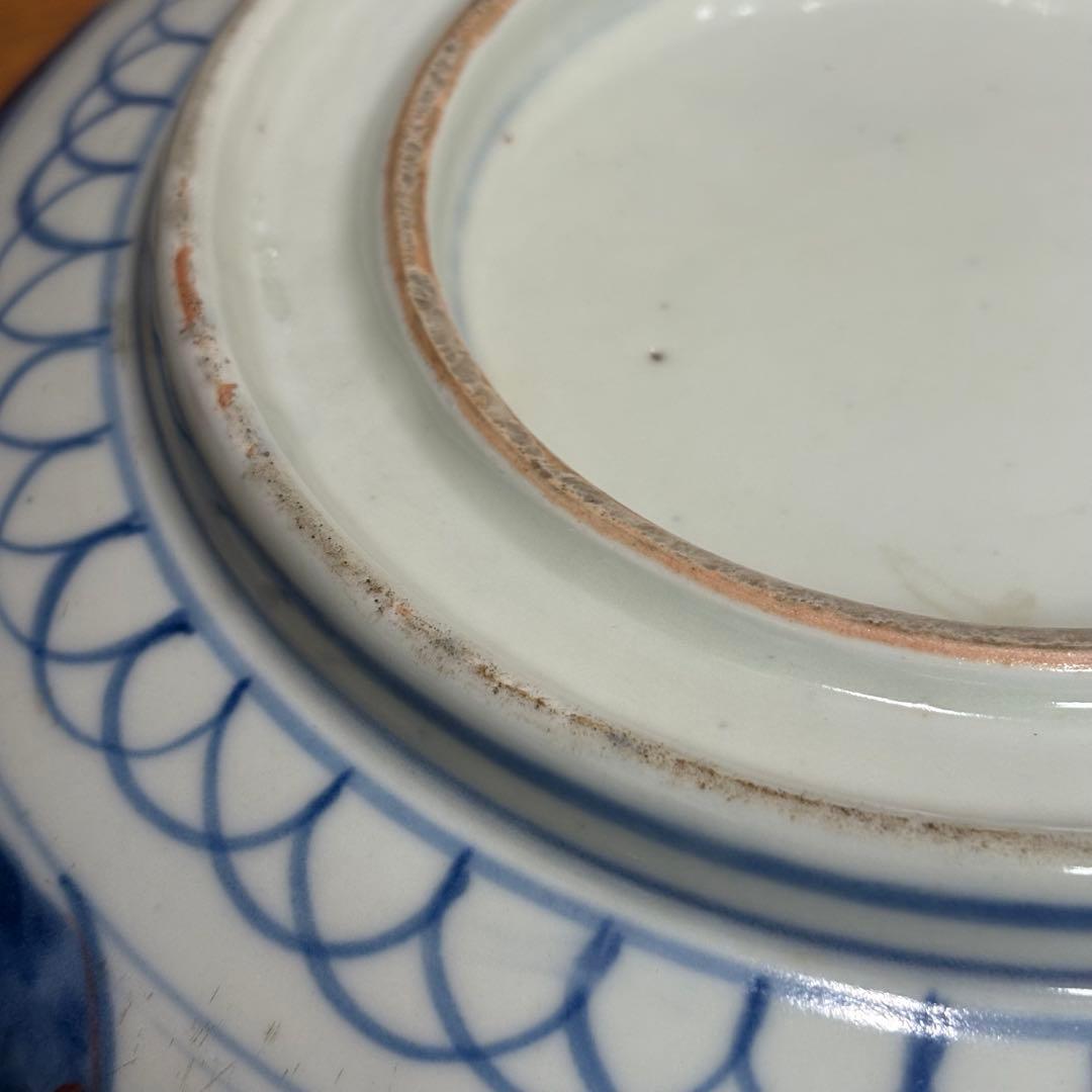 江戸時代　古伊万里　赤絵大鉢
