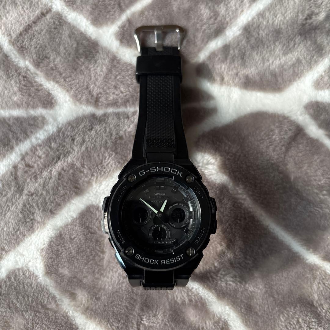 G-SHOCK G-STEEL GST-W300Gブラック アナデジ※美品