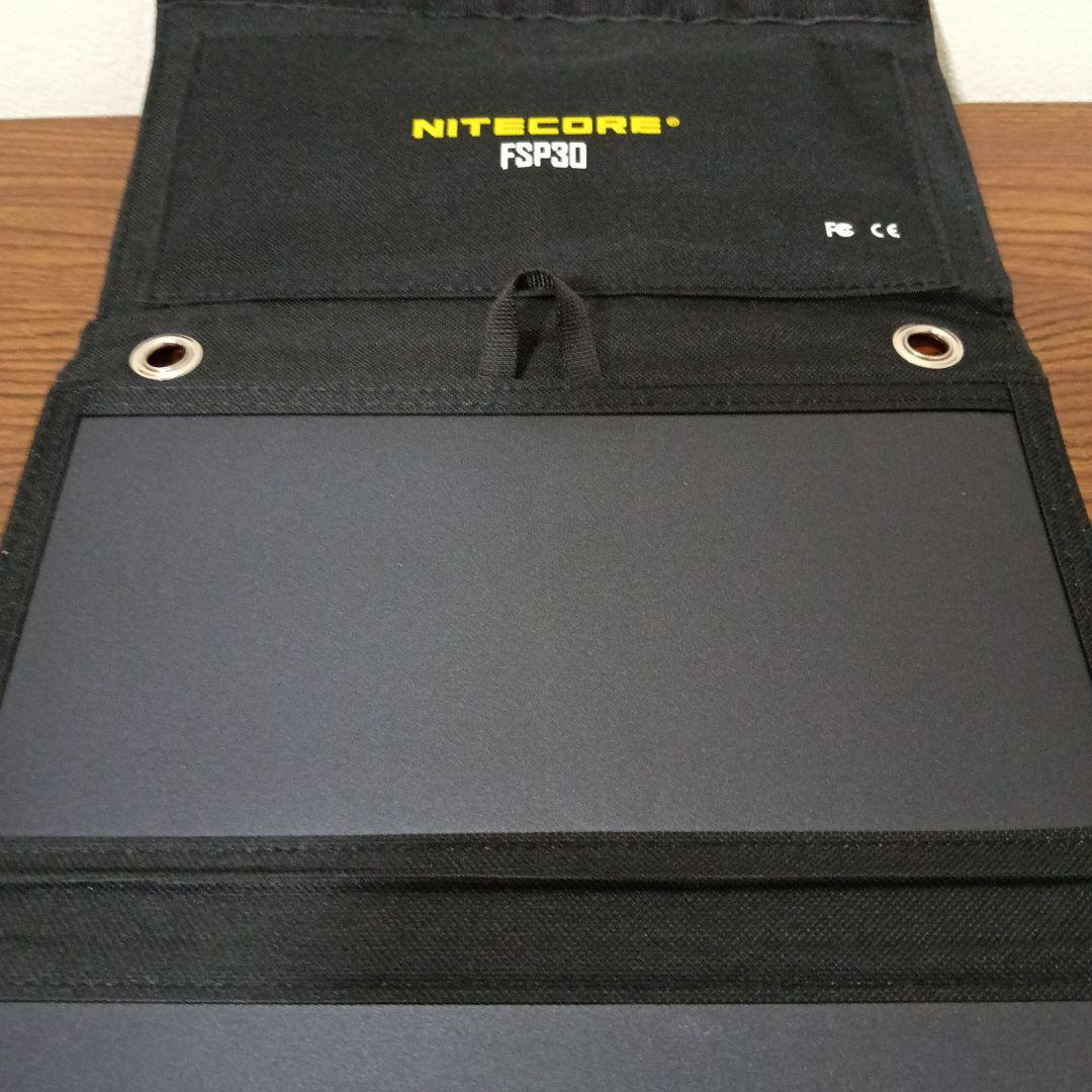 2-83　NITECORE FSP30 ソーラー充電器 折りたたみ式