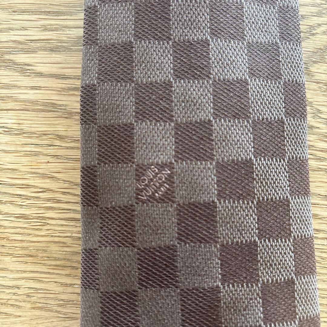 フ*ル様 Louis Vuitton ブラウン チェック柄 ネクタイ