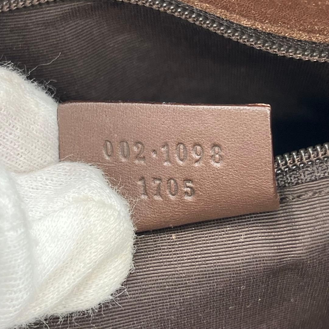 GUCCI トートバッグ 肩掛け GGキャンバス ゴールド金具 002 1098