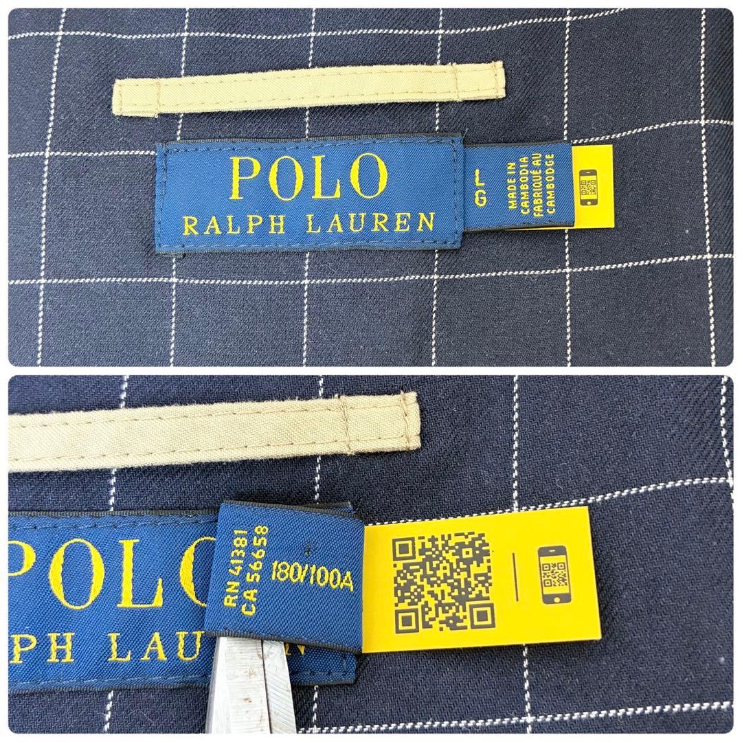 ポロラルフローレン　スウィングトップ　ベージュ　ポニー刺繍　Lサイズ　総裏地