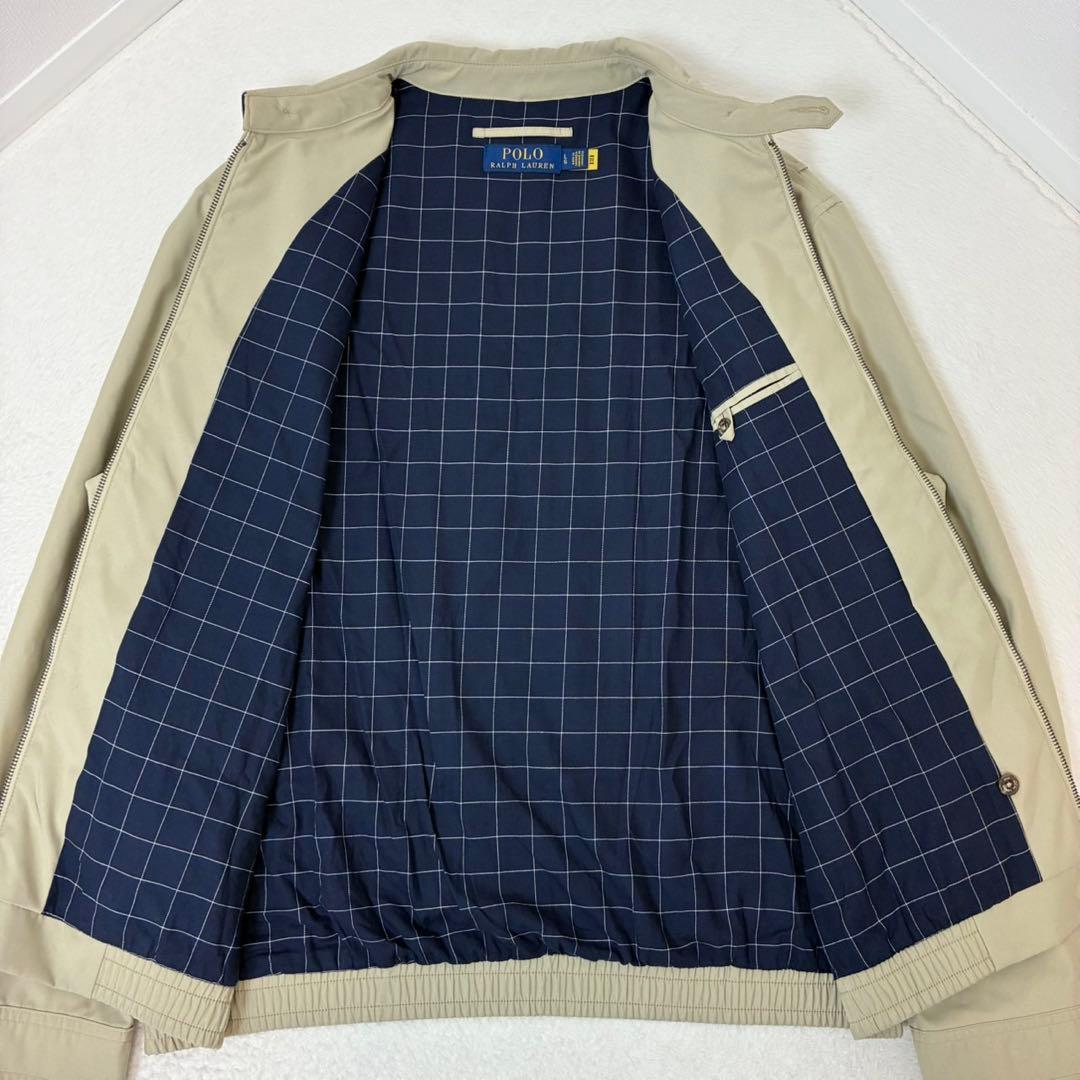 ポロラルフローレン　スウィングトップ　ベージュ　ポニー刺繍　Lサイズ　総裏地