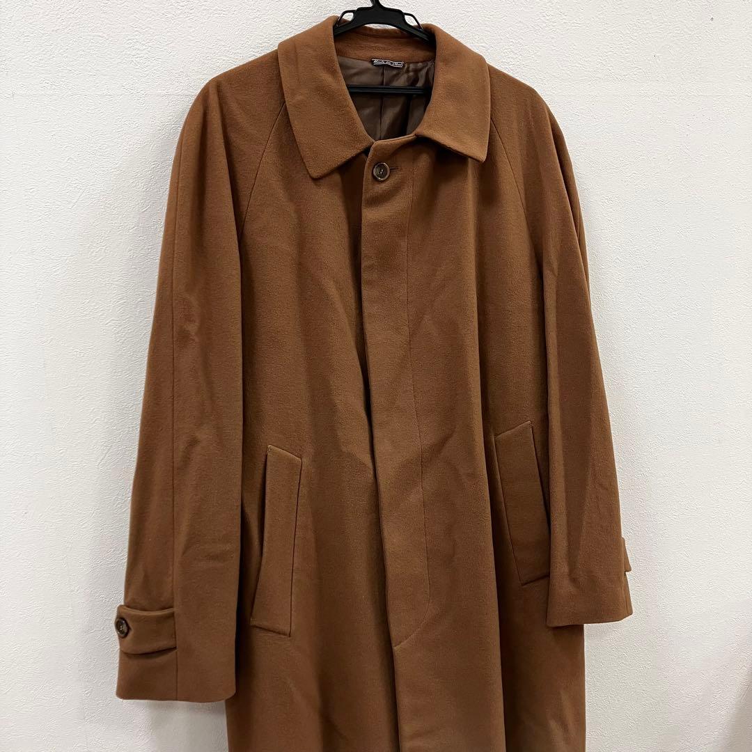 FENDI フェンディ キャメル系 ステンカラーコート イタリア製 メンズ