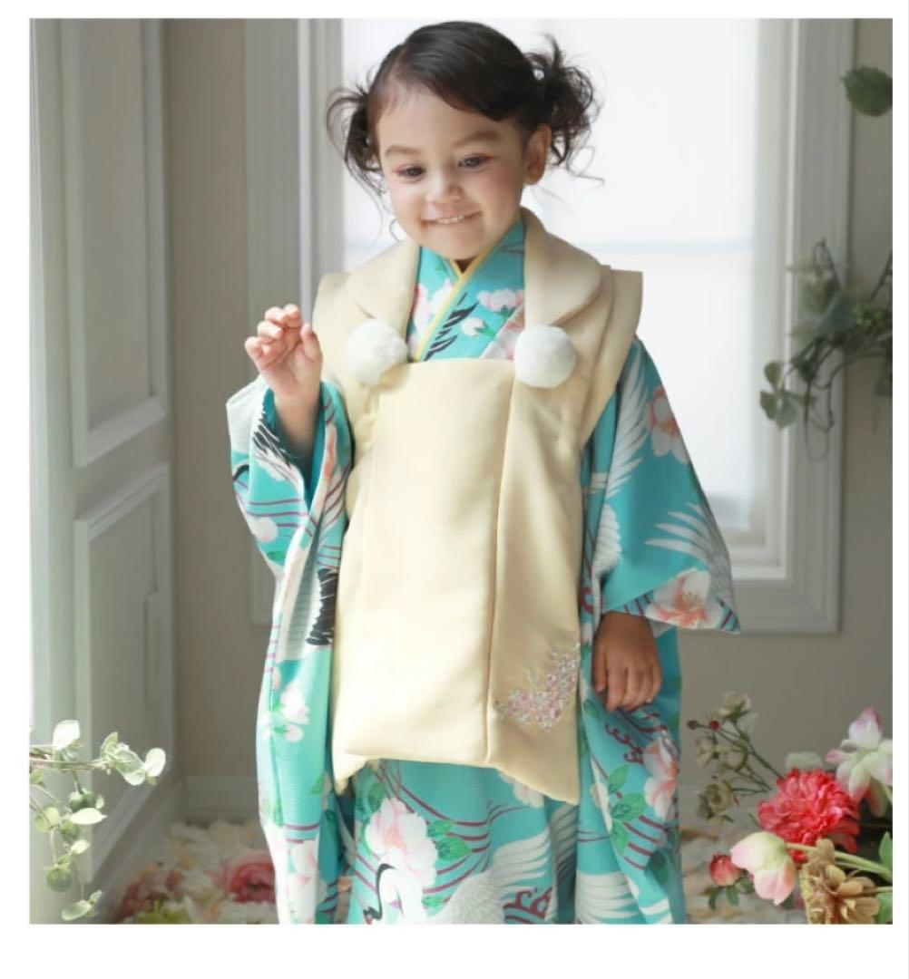 被布 七五三 着物 鶴 catherine cottage 3歳