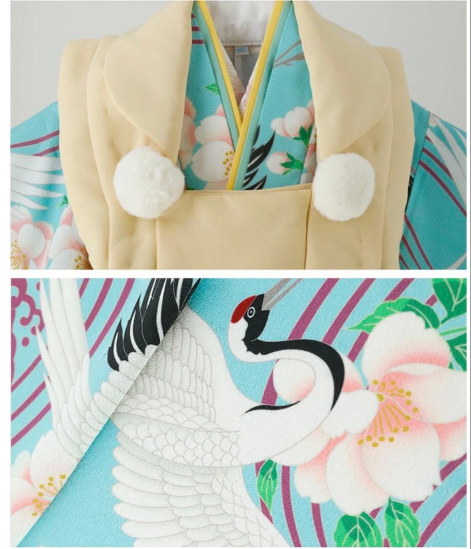 被布 七五三 着物 鶴 catherine cottage 3歳