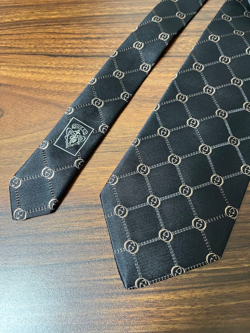 Y.m【箱付き 美品】GUCCI グッチ ネクタイ 2008年ビンテージ