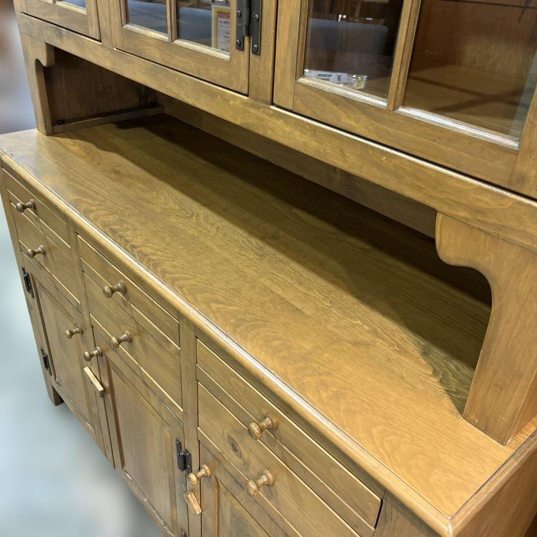 【アンファン】カントリー調カップボード◇訳あり◆