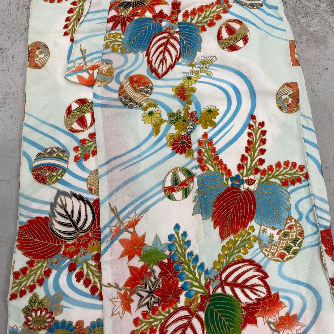 七五三　7歳着物 アンティーク着物【K7-16】