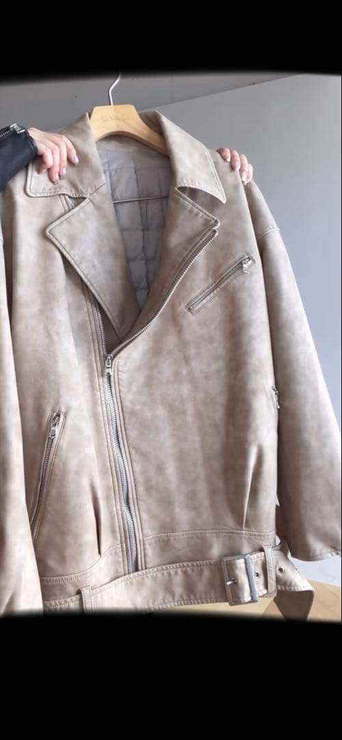 searoomlynn vintage ECOレザーBIG ライダース