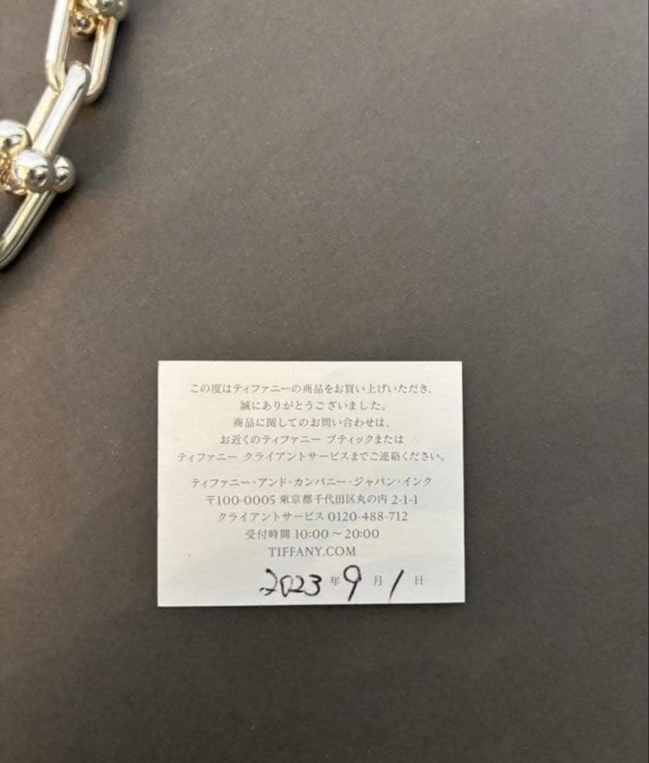 ハードウェア グラジュエイテッドリンクネックレス