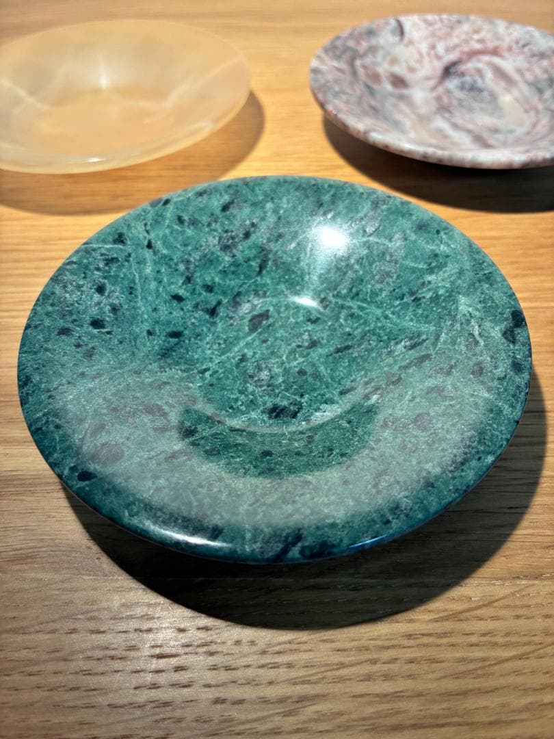 056オニキス/オニックス 青蛇文 大理石 天然石 小皿/プレート