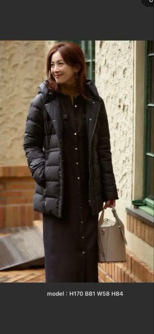 【VERY12月号掲載】シレータフタ ミドル丈 ダウンコート38 極美品