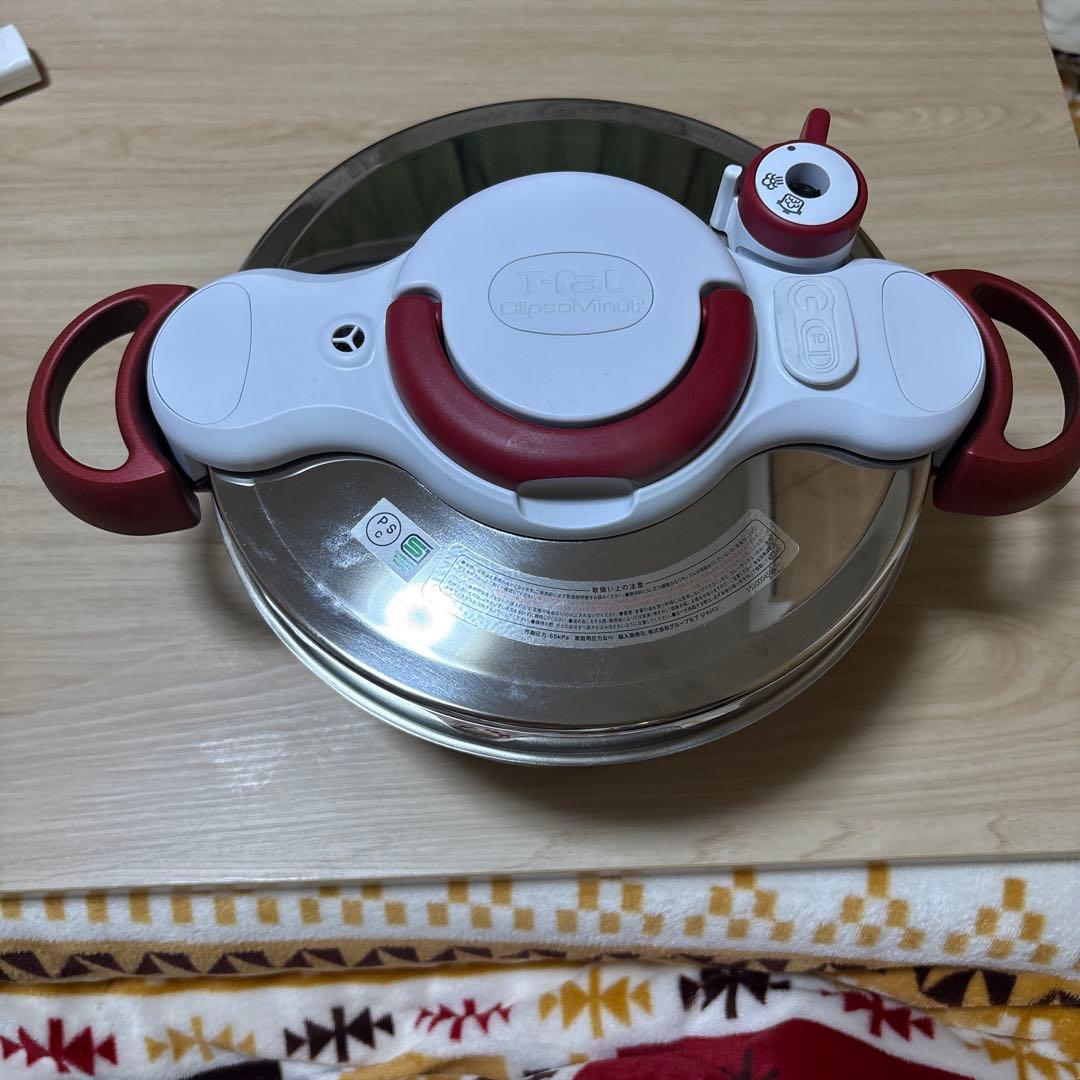 T-fal 圧力鍋 赤、4.5L（2~4人用）