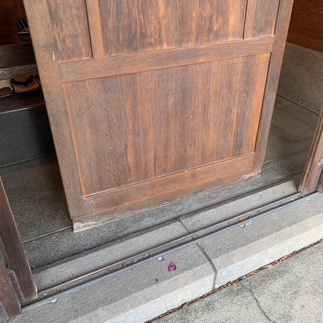 レトロ　傘立て　コート掛け　木製