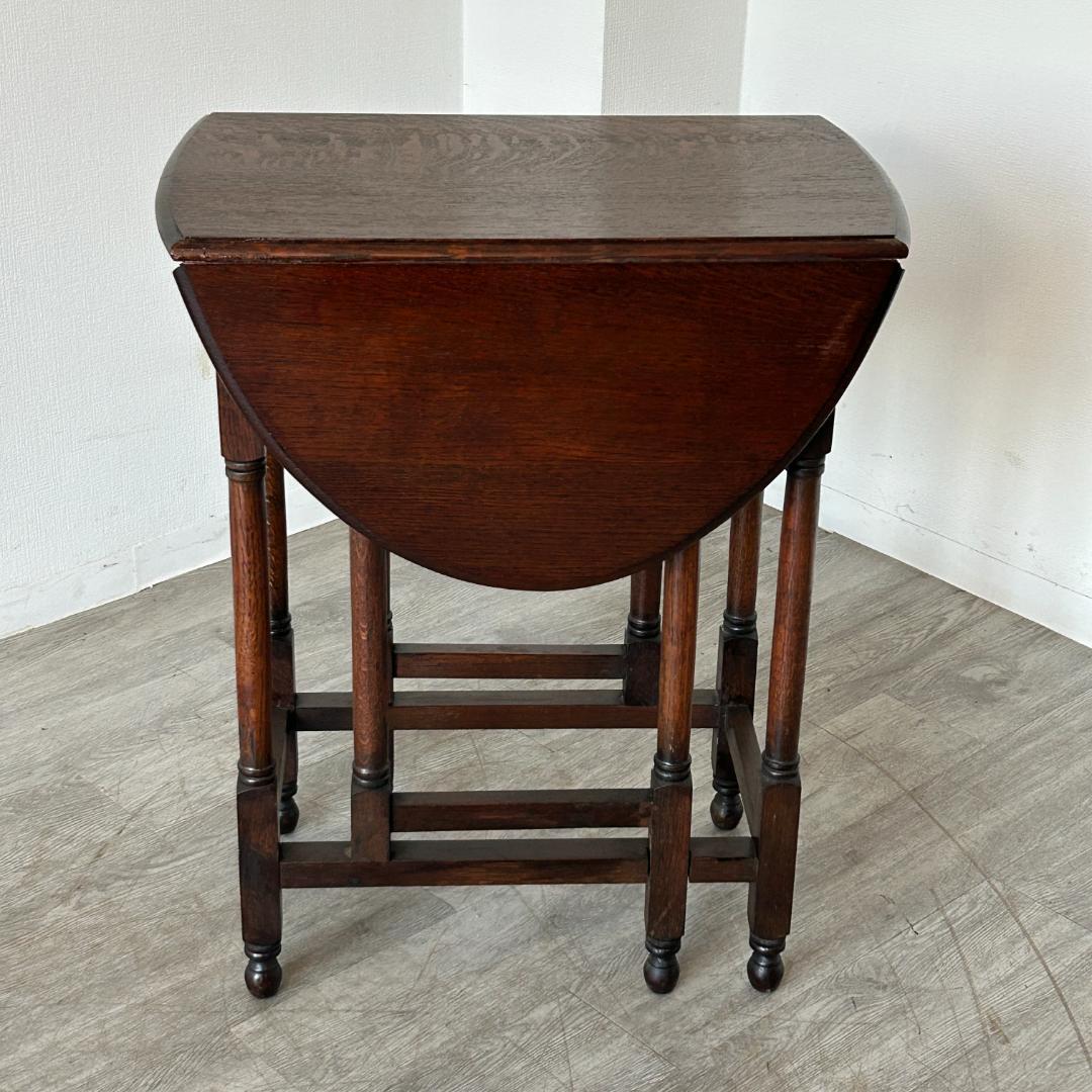 イギリス アンティーク家具 ゲートレッグテーブル 1930年頃 851A