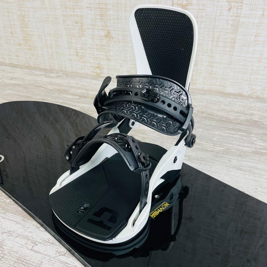 NOVEMBERバックシティー158 &ユニオン　アトラスM スノーボードセット