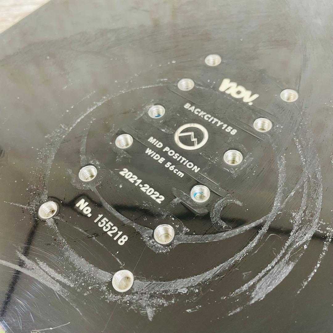 NOVEMBERバックシティー158 &ユニオン　アトラスM スノーボードセット