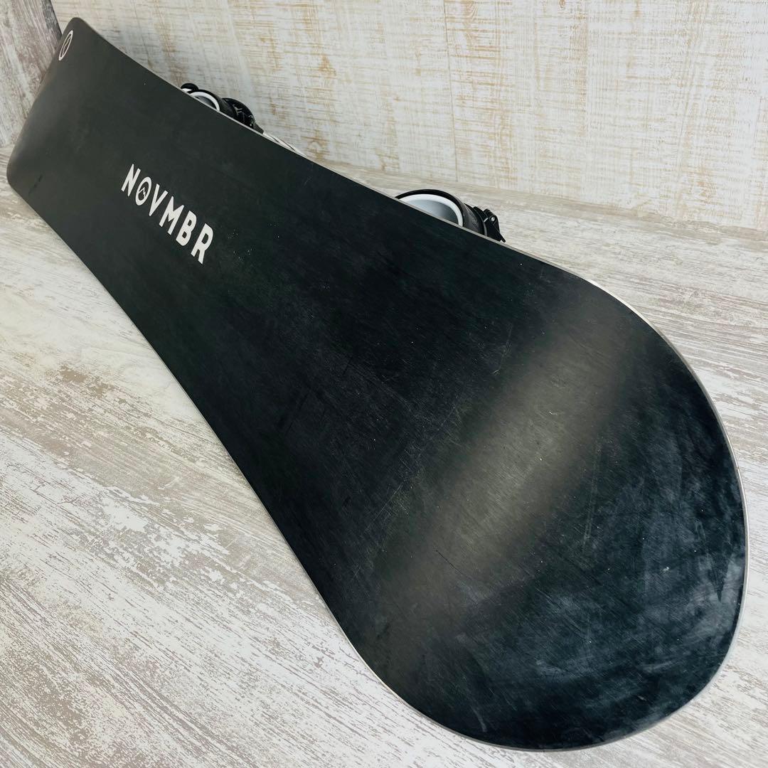 NOVEMBERバックシティー158 &ユニオン　アトラスM スノーボードセット