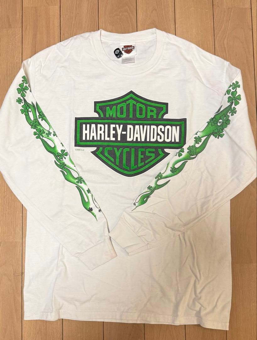 スペシャルHarley-Davidson 長袖カットソー　クローバー　スパイダー