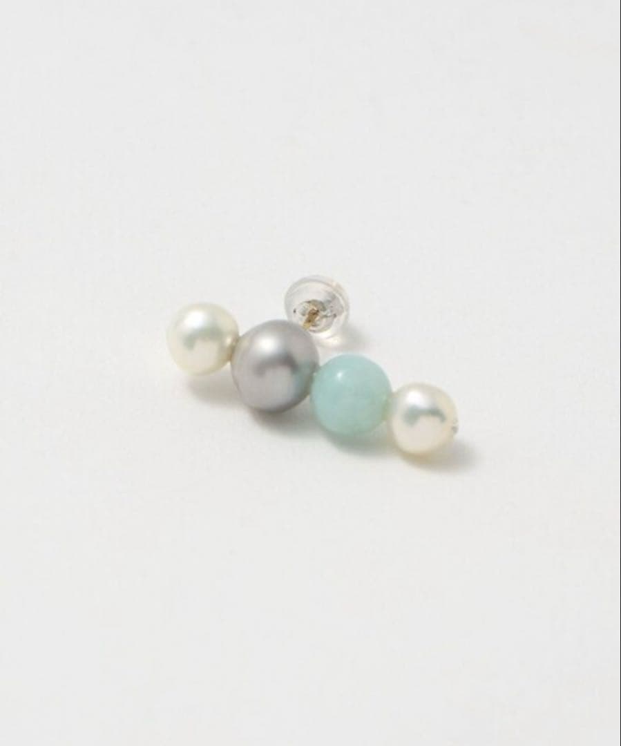 ＜les bonbon＞パール AMZ STUD ピアス